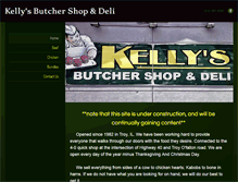 Tablet Screenshot of kellysbutchershopanddeli.com